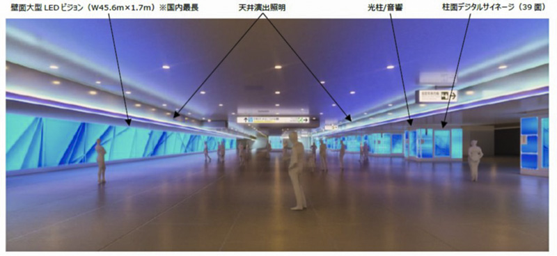 【新宿の新しいシンボルへ】新宿駅東西自由通路