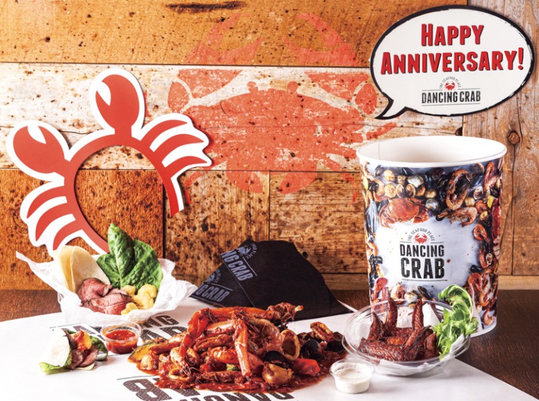 新宿東口【DANCING CRAB(ダンシングクラブ)東京】テイクアウト「手づかみパーティーバスケット」が1月17日よりリニューアル！