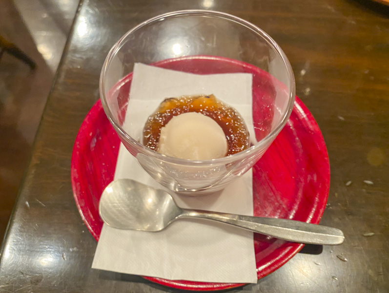 『カフェ・ハイチ 新宿サブナード店』ハイチサービスセットのデザート