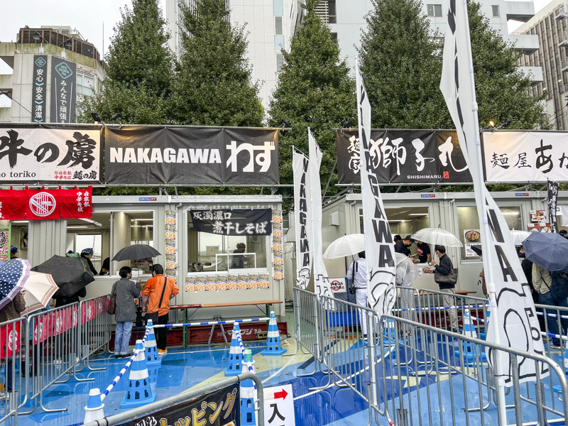 『世界一 美味い ラーメン祭』「NAKAGAWAわず」灰濁濃口煮干しそば