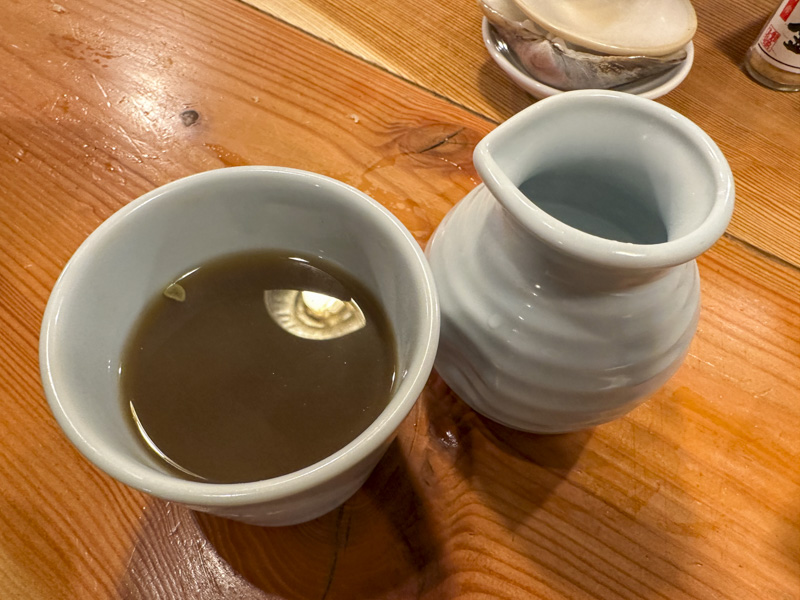 『うどん 萬田次郎』濃厚貝汁つけ 1,500円