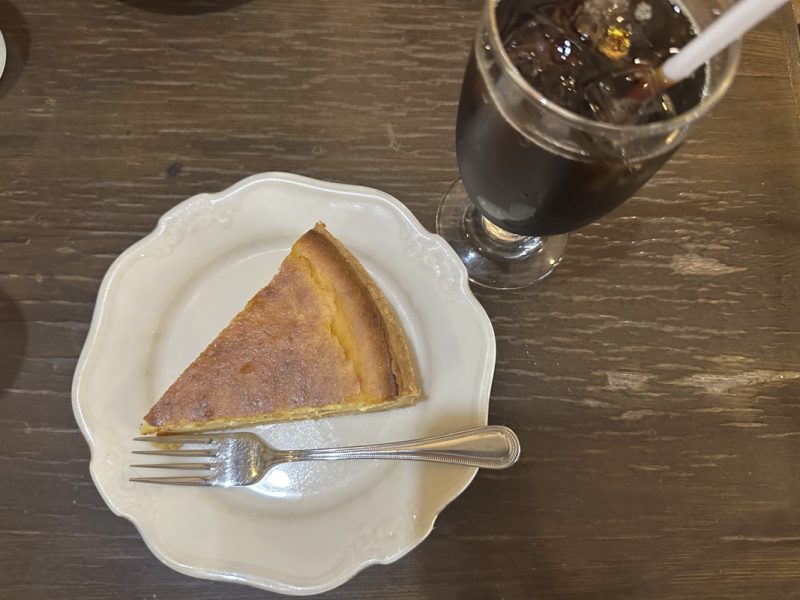 新宿の定番チーズケーキ8選 8.早稲田カフェ『Cafe GOTO』のチーズケーキ