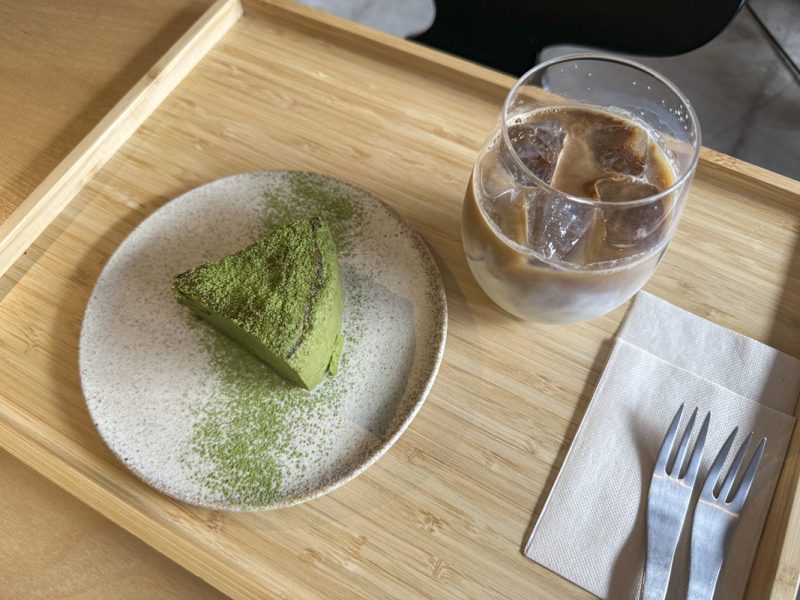 新宿の抹茶チーズケーキ3選 1.牛込柳町カフェ『Good Drink』の抹茶チーズケーキ