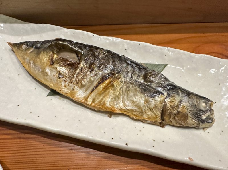 『あたぼう鮨』の鯖の干物