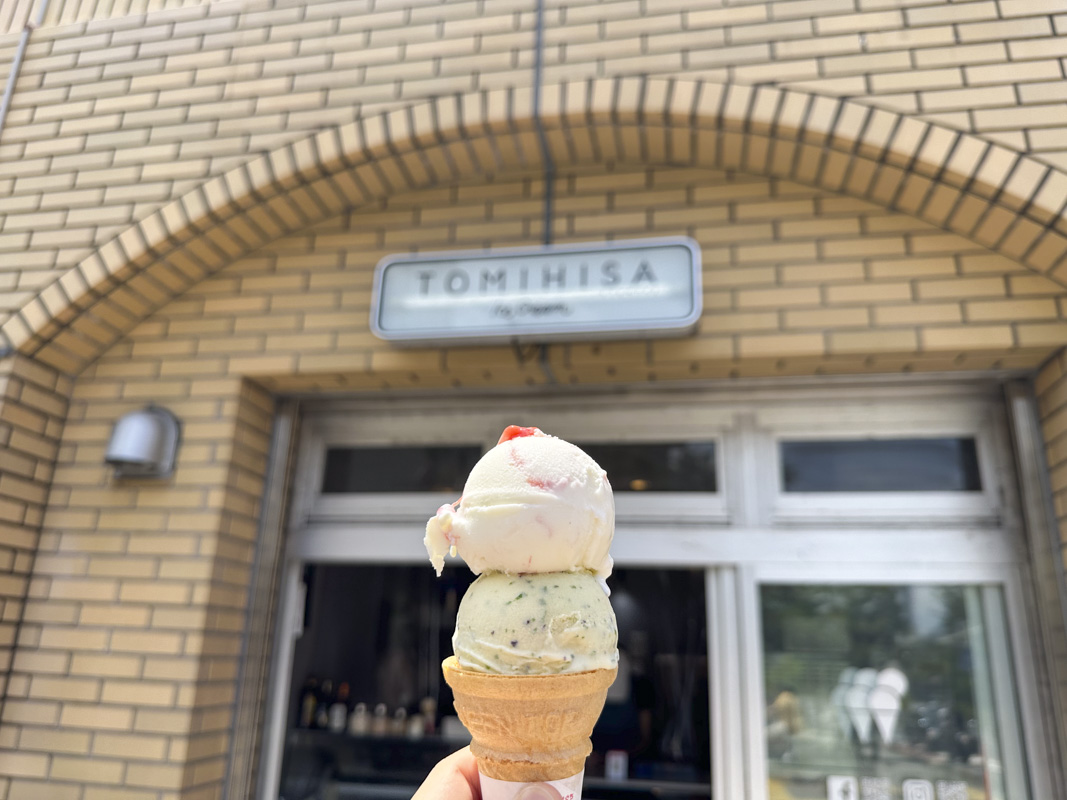 【わざわざ食べに行きたい！】アイスクリーム3選
11.【新宿富久町】『TOMIHISA ICE CREAM(トミヒサアイス)』のアイスクリーム