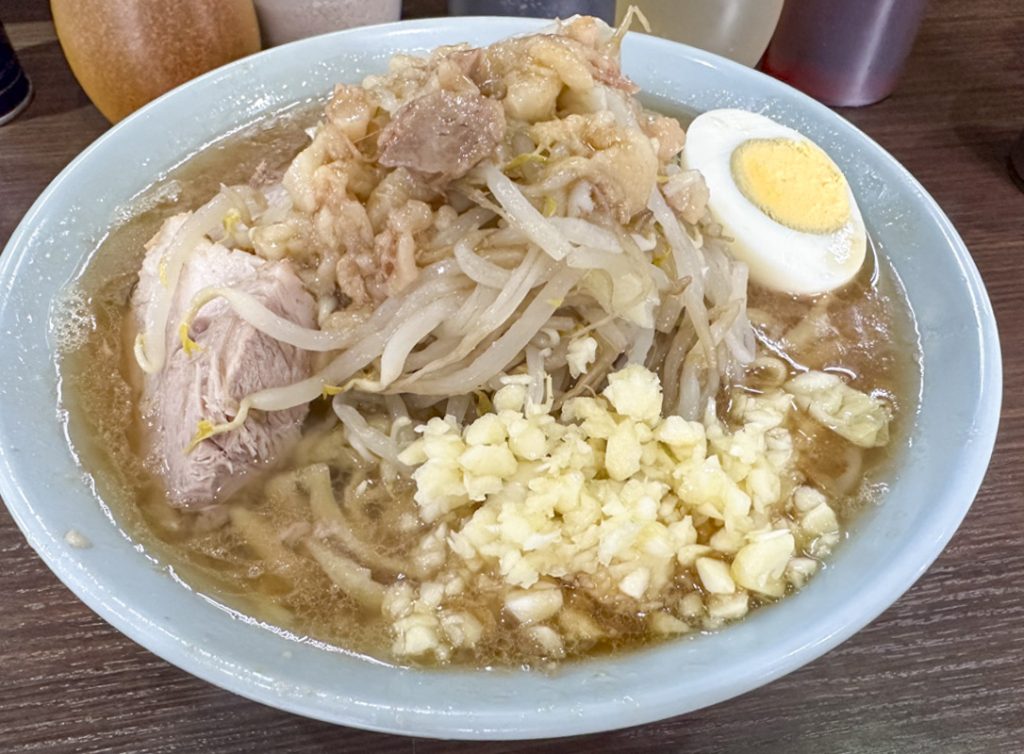 『ラーメン富士丸 西早稲田店』ラーメン少な目(中)300g 1,050円