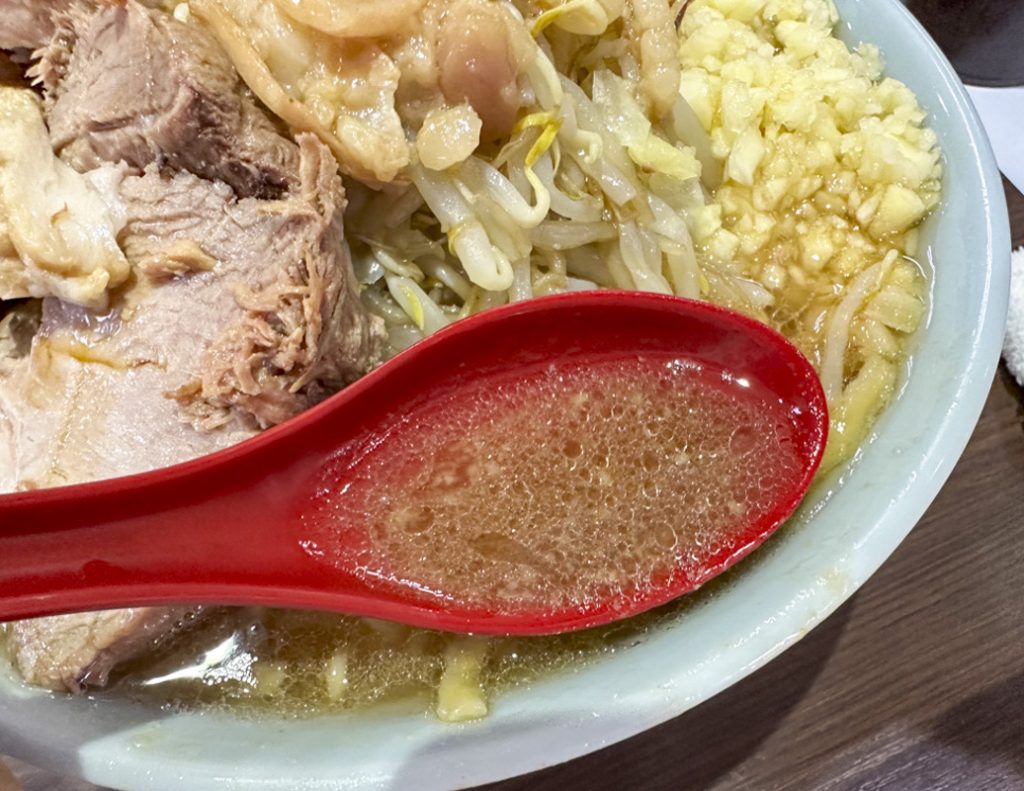 『ラーメン富士丸 西早稲田店』ラーメン少な目(中)300g 1,050円