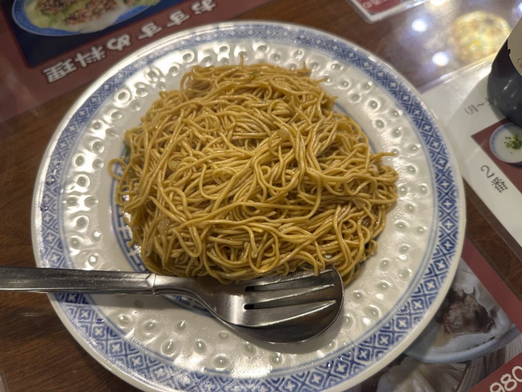 『嘉賓(カヒン)』牡蠣ソース和えそば 1,250円