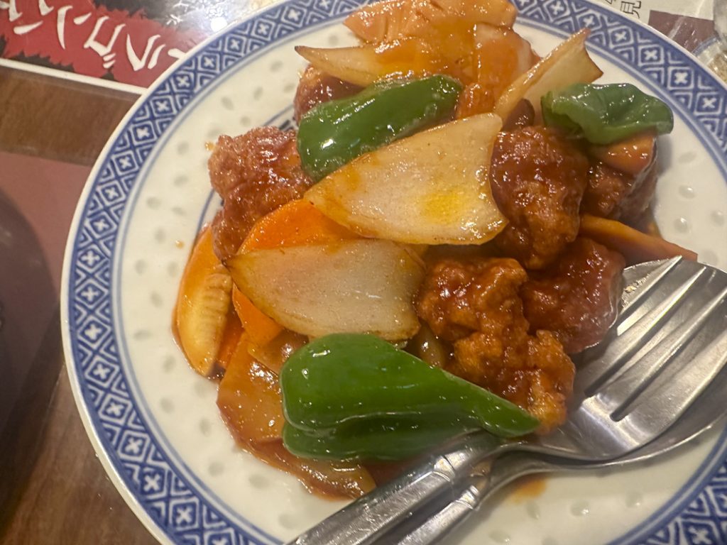 『嘉賓(カヒン)』酢豚 小皿 1,980円