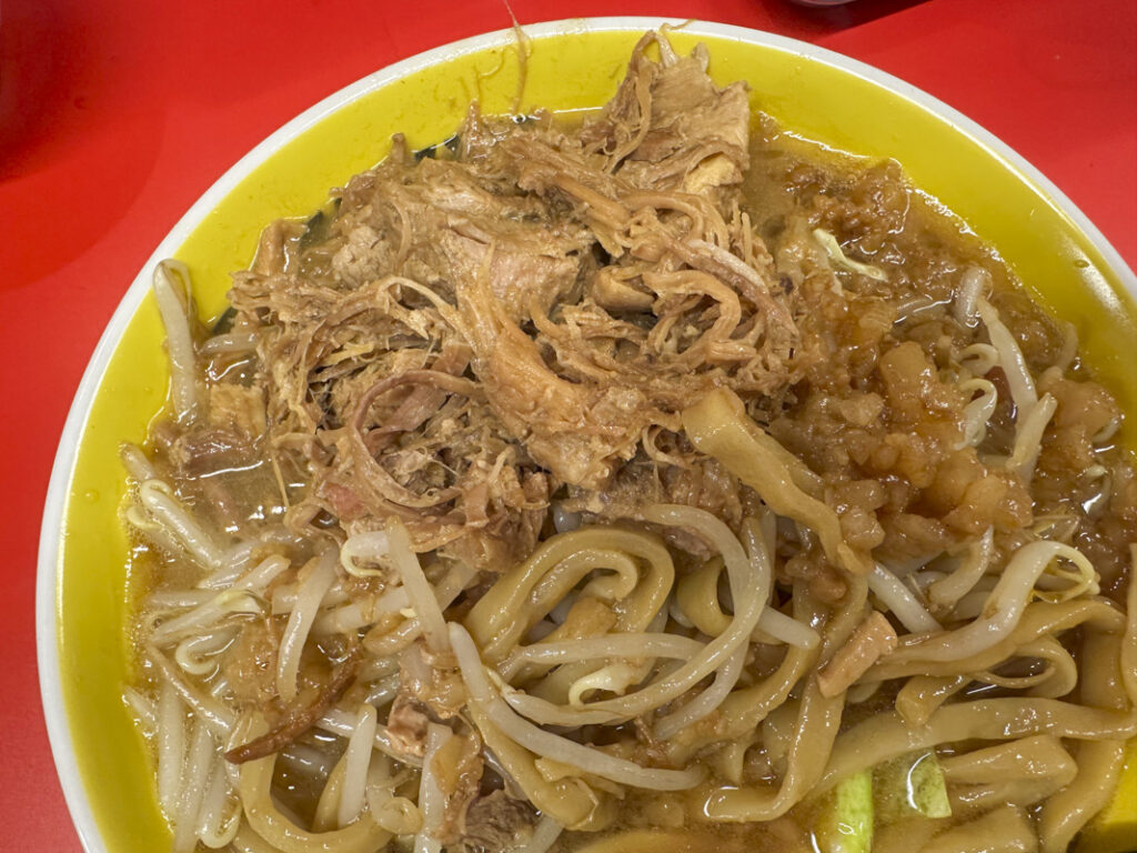 『BUTAKIN 新宿歌舞伎町店』小ラーメン 麺250g 1,200円