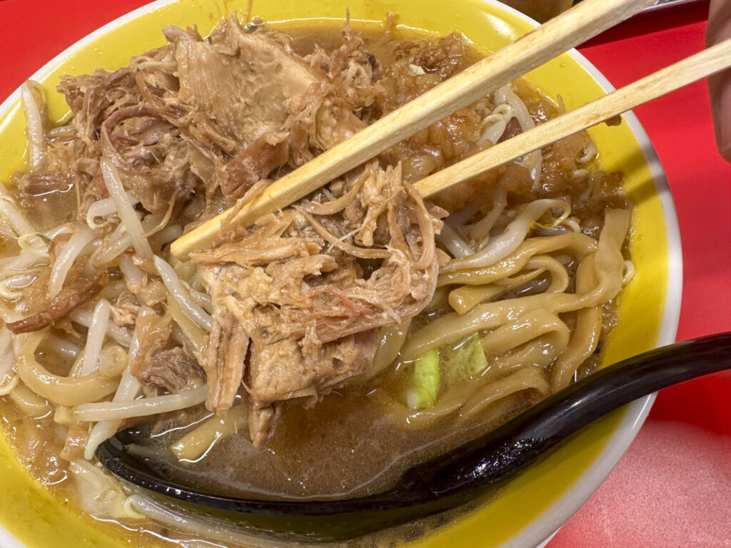 『BUTAKIN 新宿歌舞伎町店』小ラーメン 麺250g 1,200円