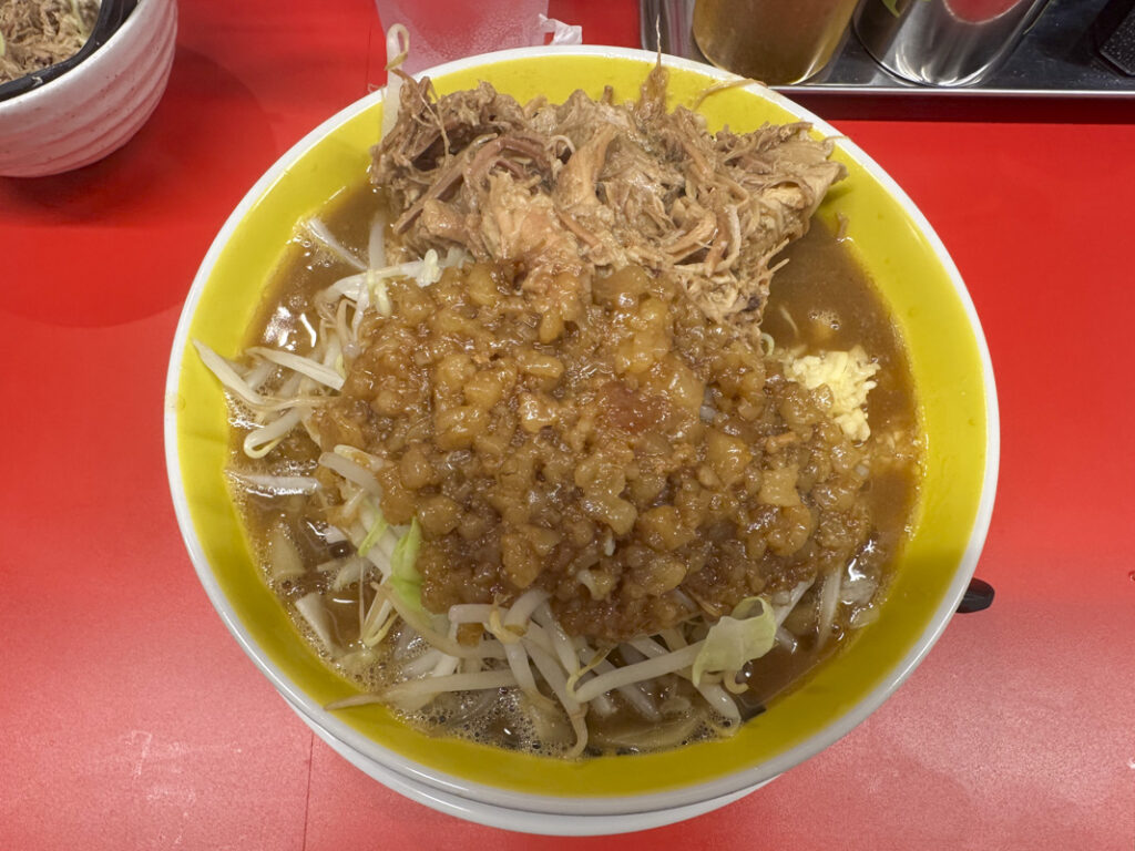 『BUTAKIN 新宿歌舞伎町店』小ラーメン 麺250g 1,200円