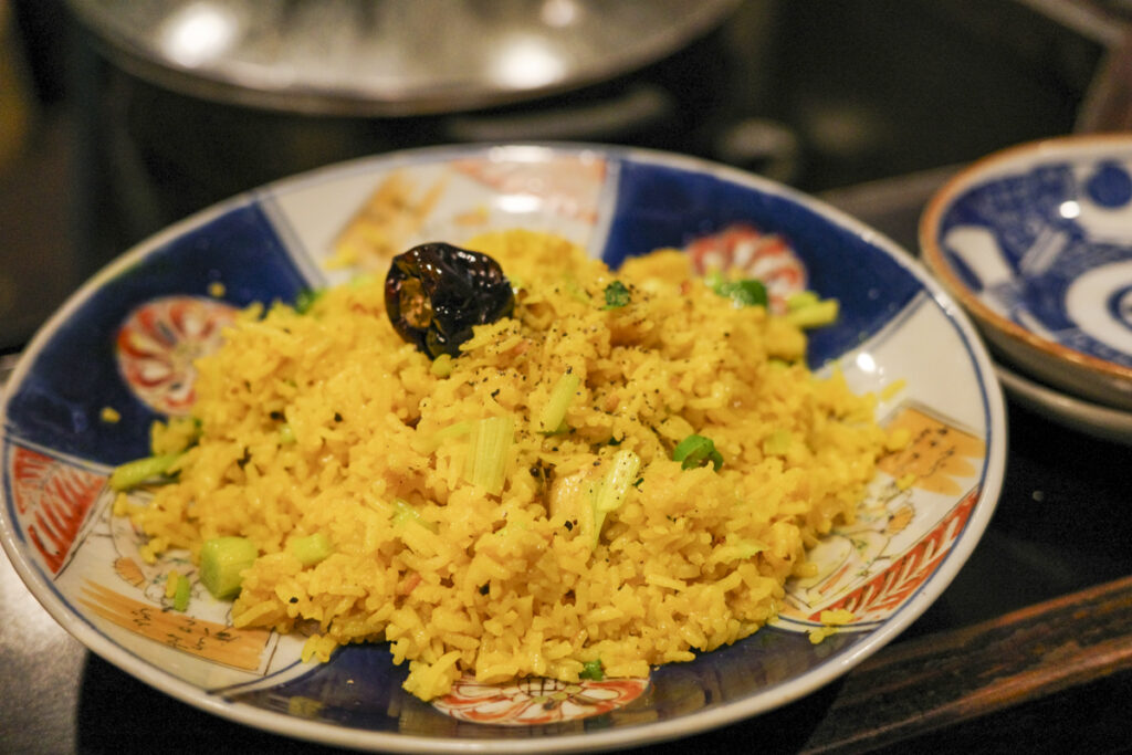 『牧谿(モッケイ)』レモン炒飯 1,000円