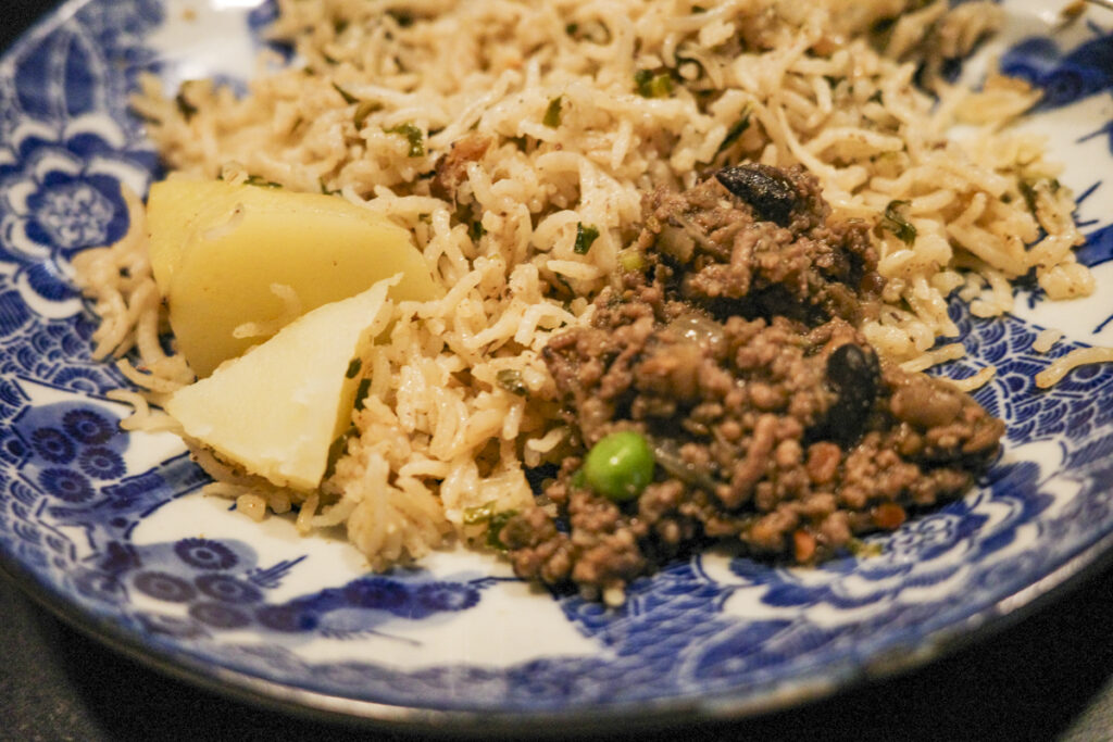 『牧谿(モッケイ)』豚 発酵ささげ 白正 キーマ 1,500円