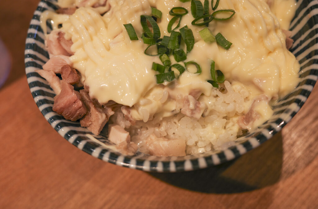 『ラーメン屋 ミタバラボ』チャーマヨご飯 300円