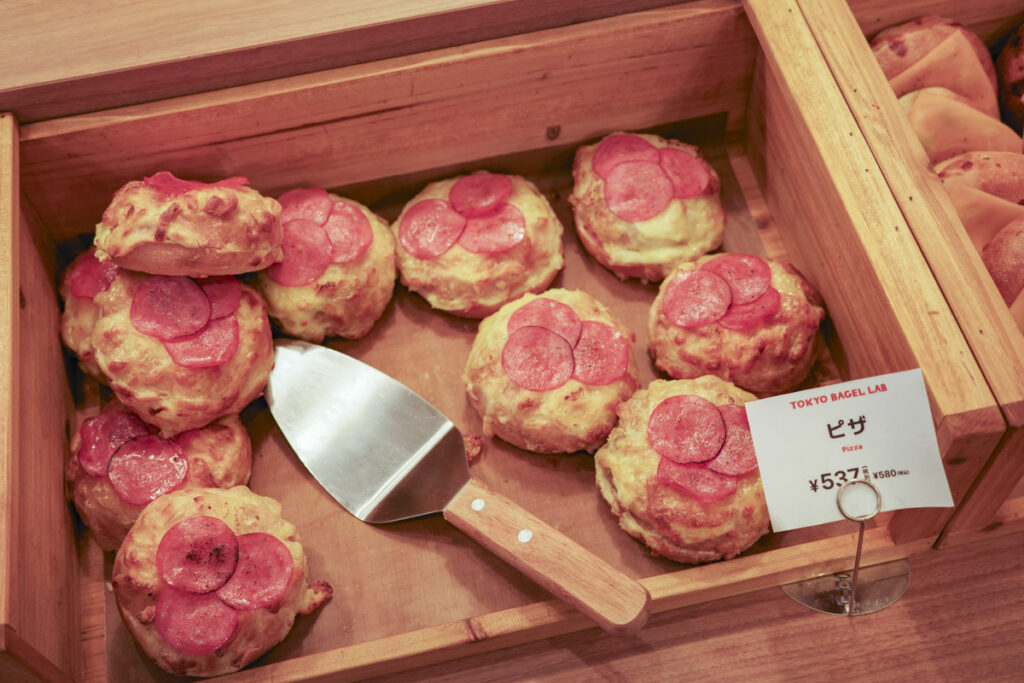新大久保 TOKYO BAGEL LAB 店内