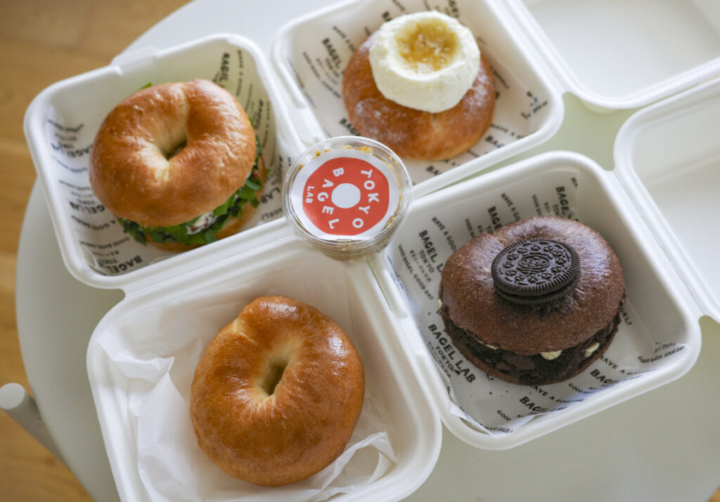 新大久保 TOKYO BAGEL LAB テイクアウトしたベーグル