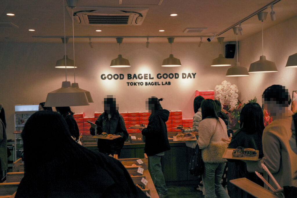 新大久保 TOKYO BAGEL LAB 店内